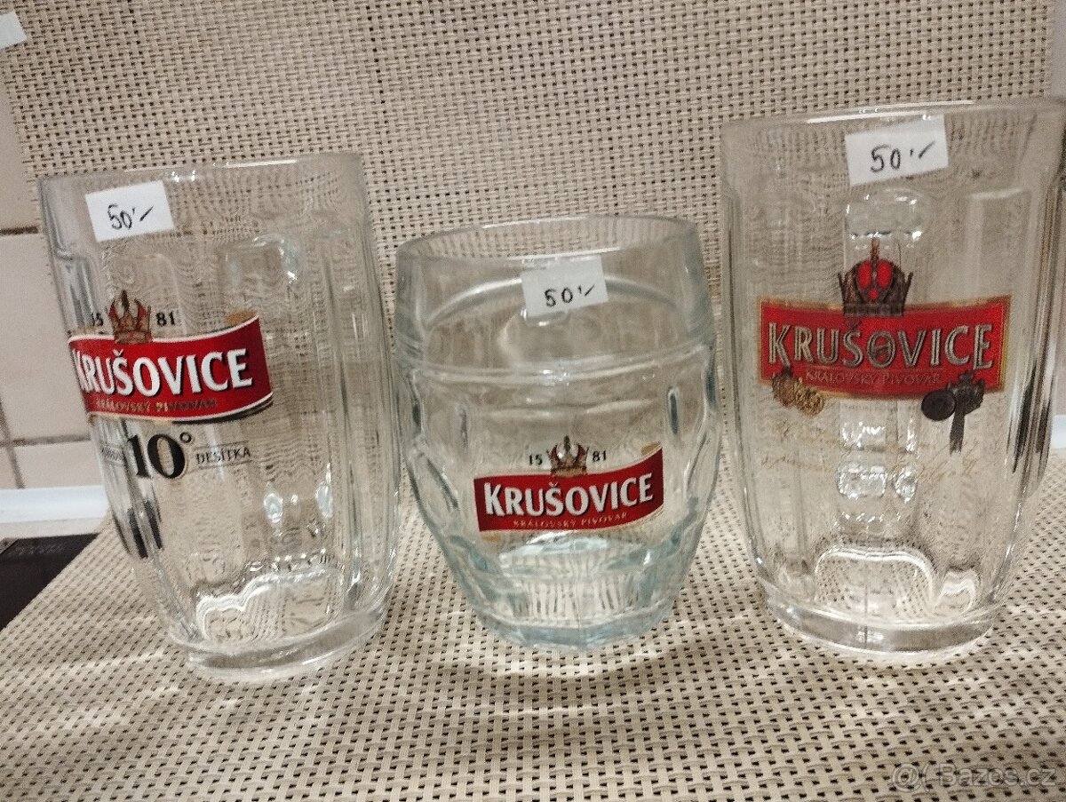 Pivní sklenice Krušovice - 13