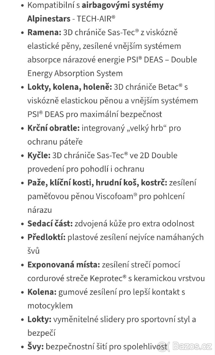 Dvoudílná kombinéza PSI Hubník Delta, velikost 52 - 13