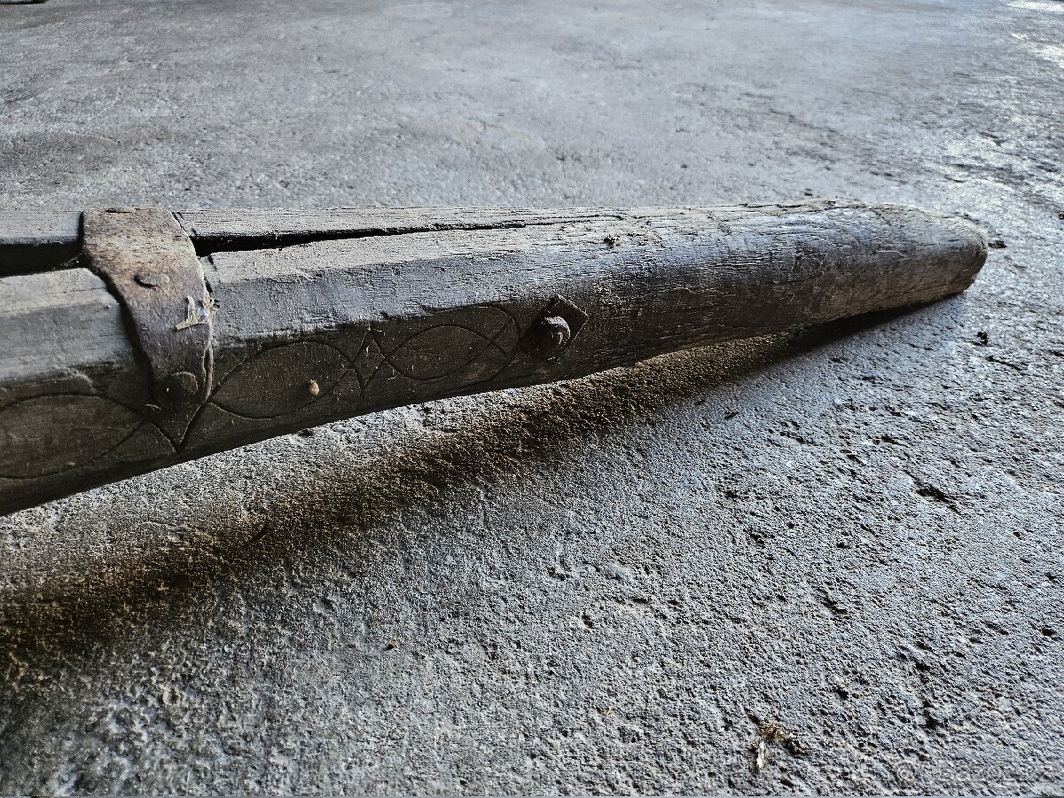 Části historického vozu - starý žebřiňák - 13