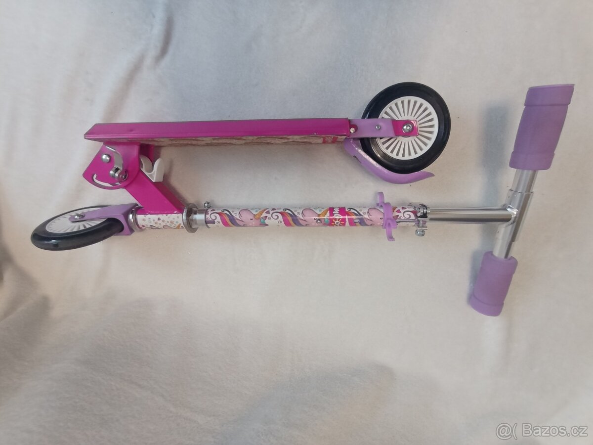 Skládací dětská koloběžka s jednorožcem, Bimbobike - 13