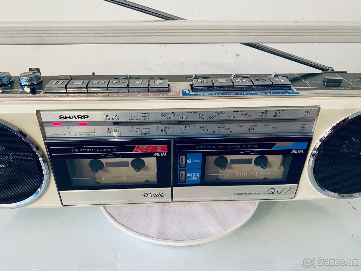 Radiomagnetofon Sharp QT 77 HW, rok 1984 - 13