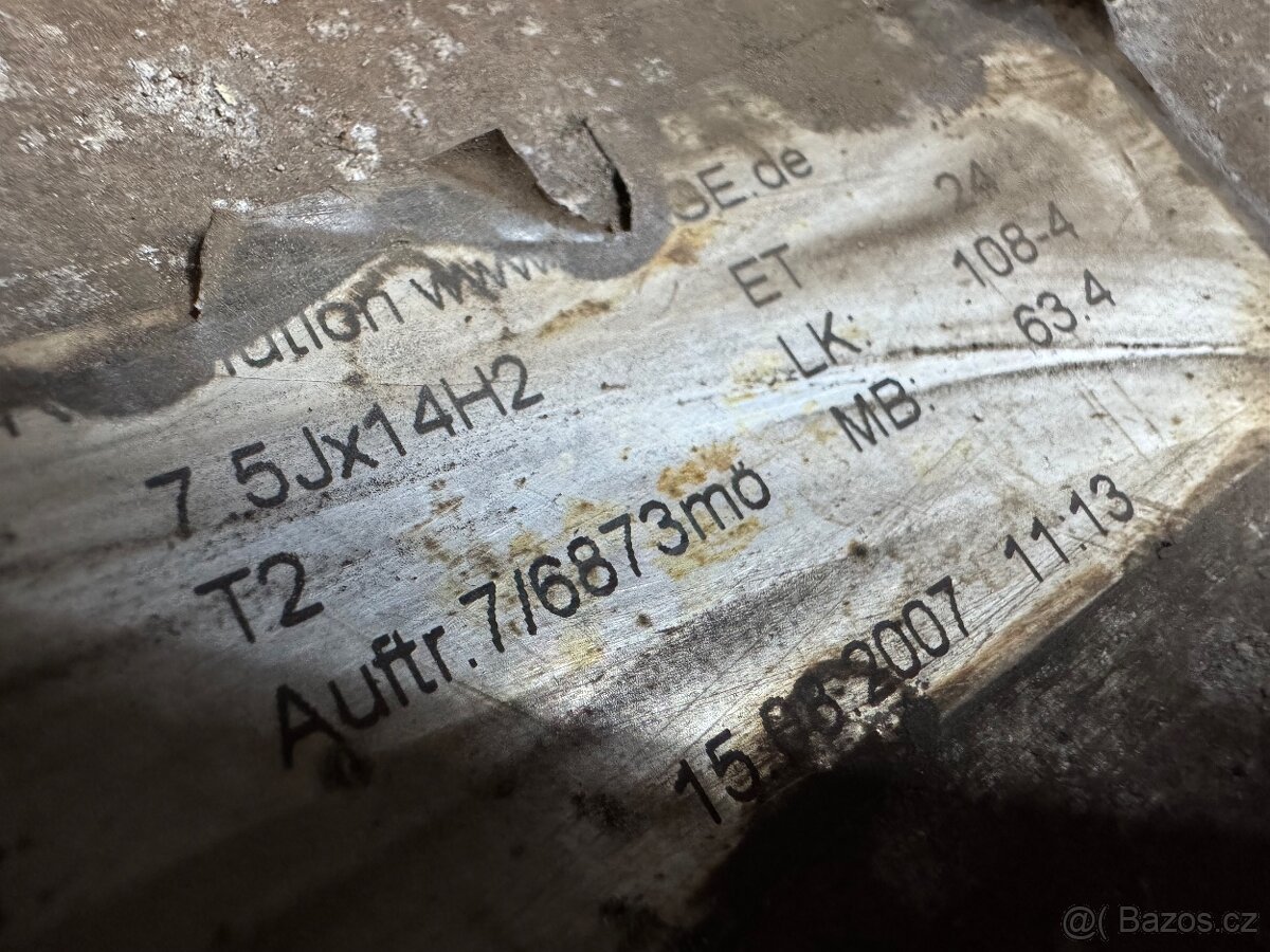 Schmidt 4x108 r14 3dílné alu - 13