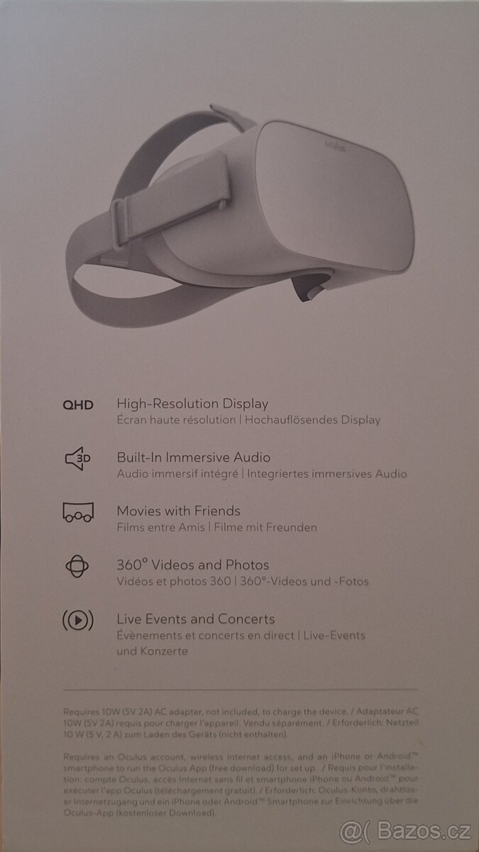 Oculus GO - 64 GB (PLNĚ FUNKČNÍ) - 13