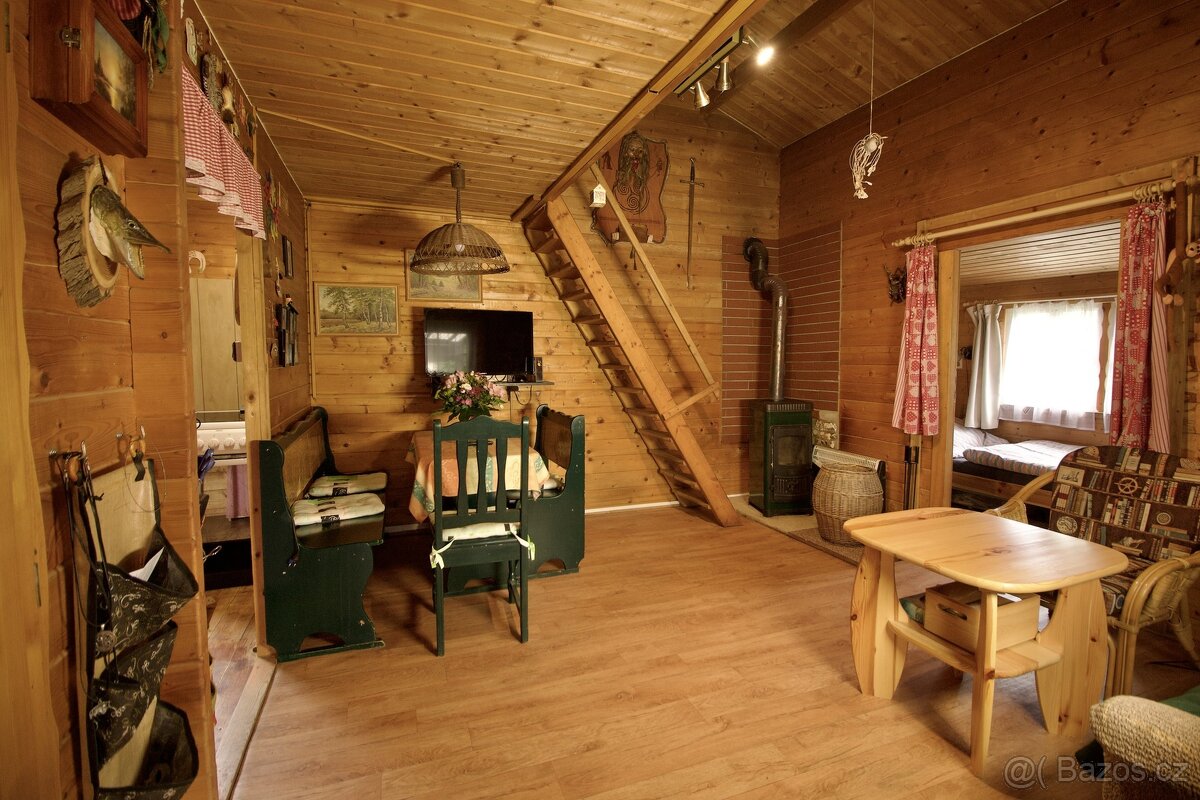 Prodej stavebního pozemku 1007 m2 s rekreační chatou v obci - 13