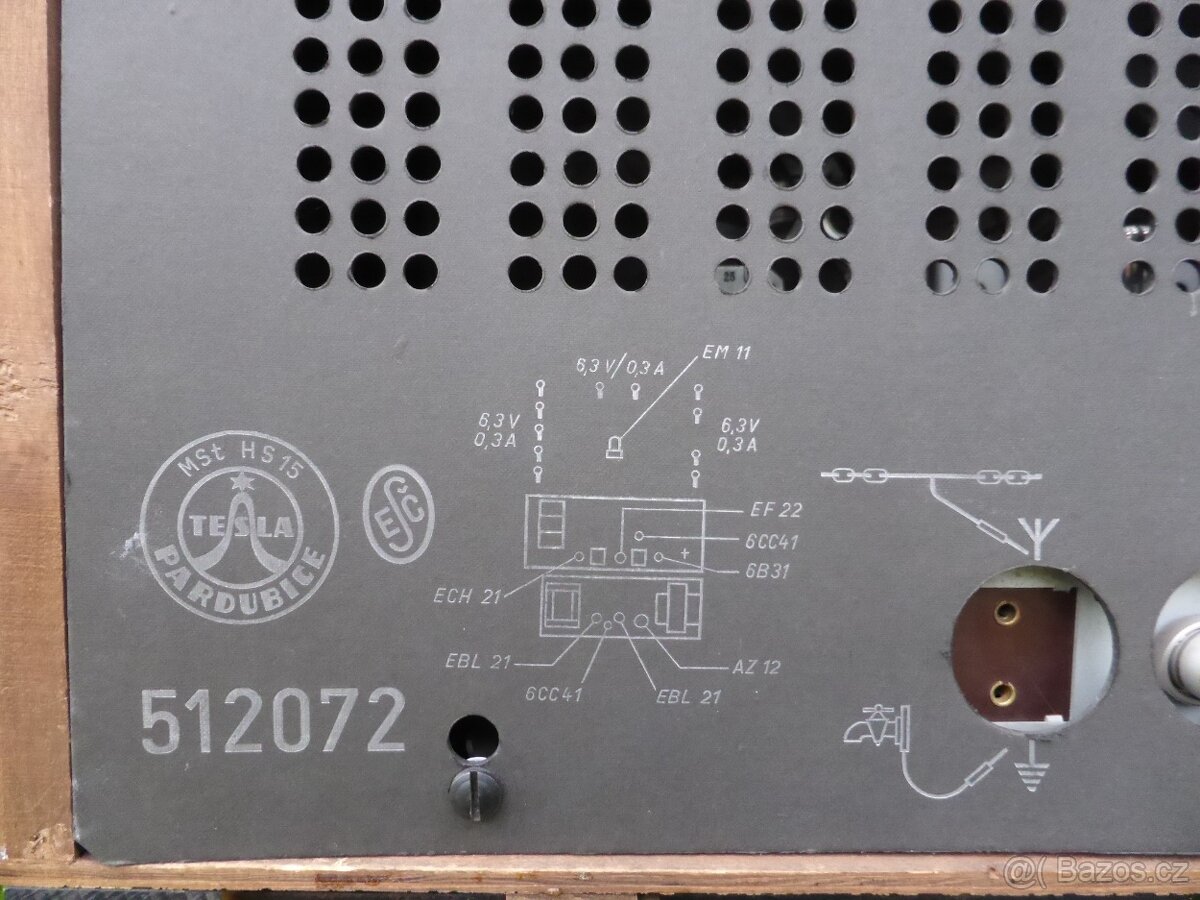 Gramorádio TÁBOR II 512072 Tesla Pardubice - 13