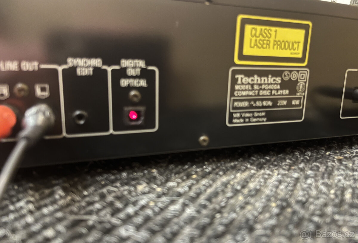 Technics CD přehrávač SL-PG400A, optika, DO, Level metr - 13