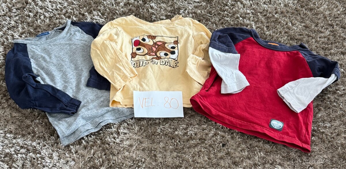 Trička pro chlapečka 33 KS, vel 74 - 86 - 13