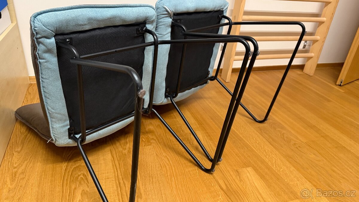 Čalouněné jídelní židle, křesla, 5ks, cena za všechny 500Kč - 13