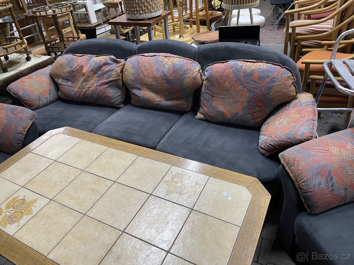 sedací souprava 3 + 2 + 1 + bobek - 13