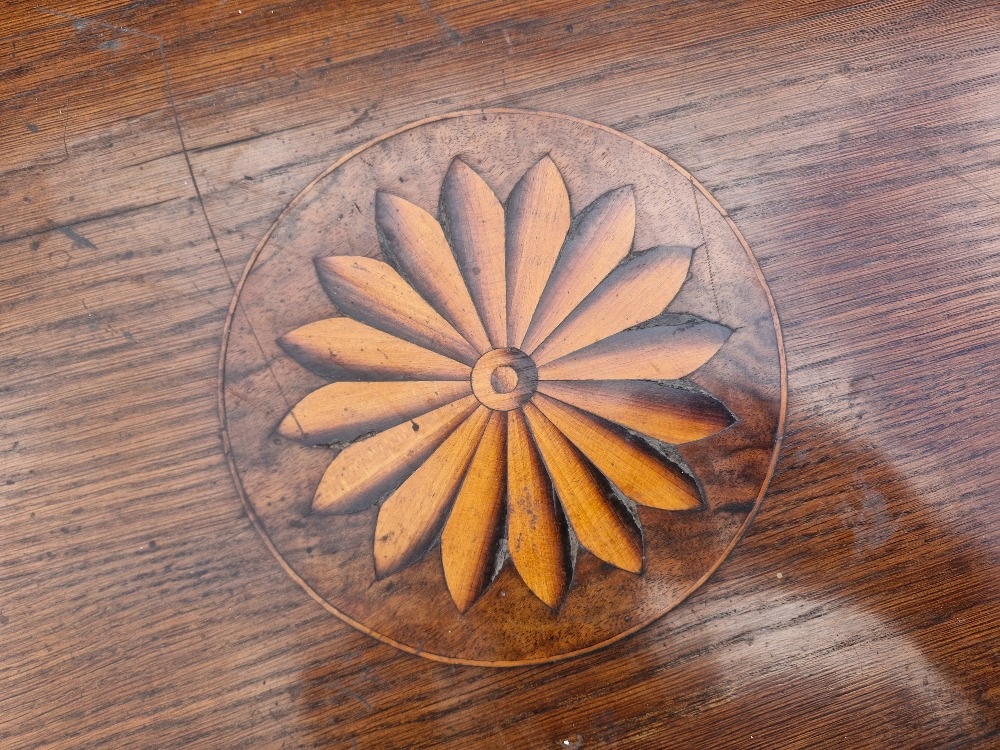 Komoda , malovana truhla, intarzovany pribornik - 13