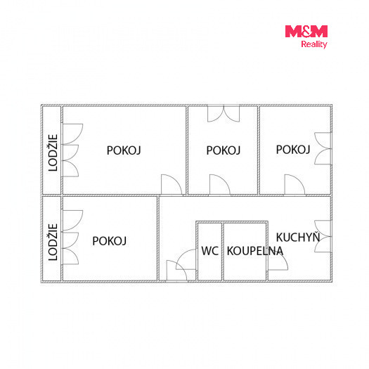 Prodej bytu 4+1, 77 m², Jirkov, ul. SNP - 13