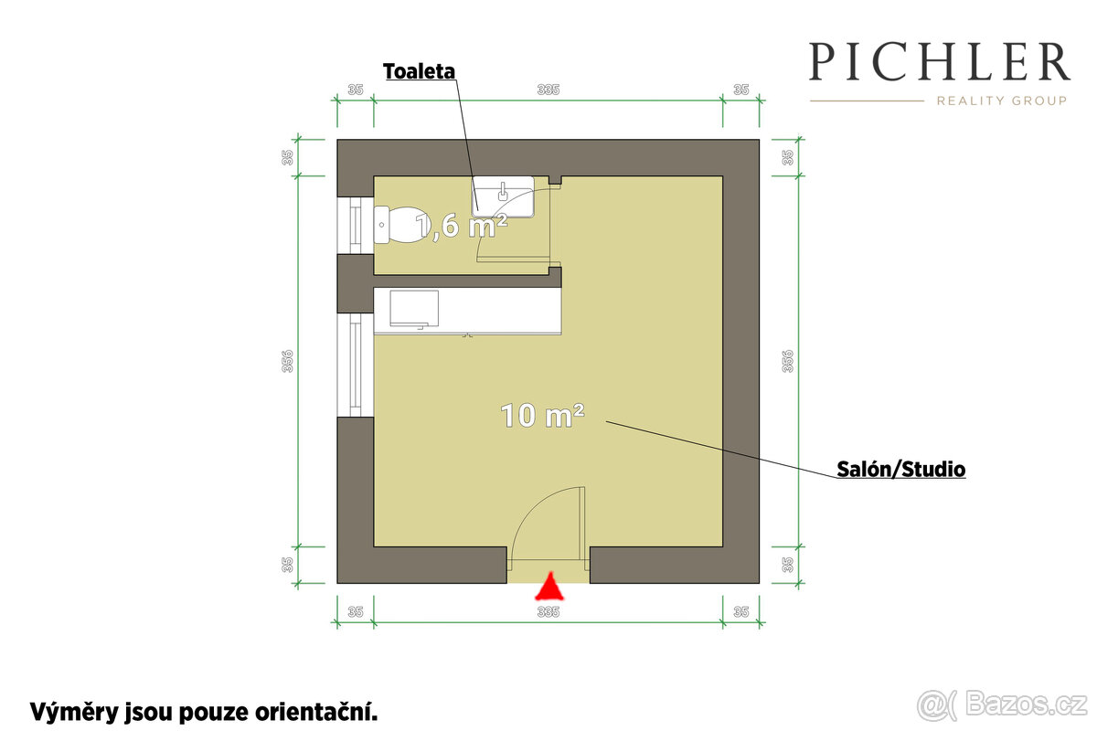 Podnájem obchodního prostoru, 13,9 m², Lochotínská, Plzeň - 13
