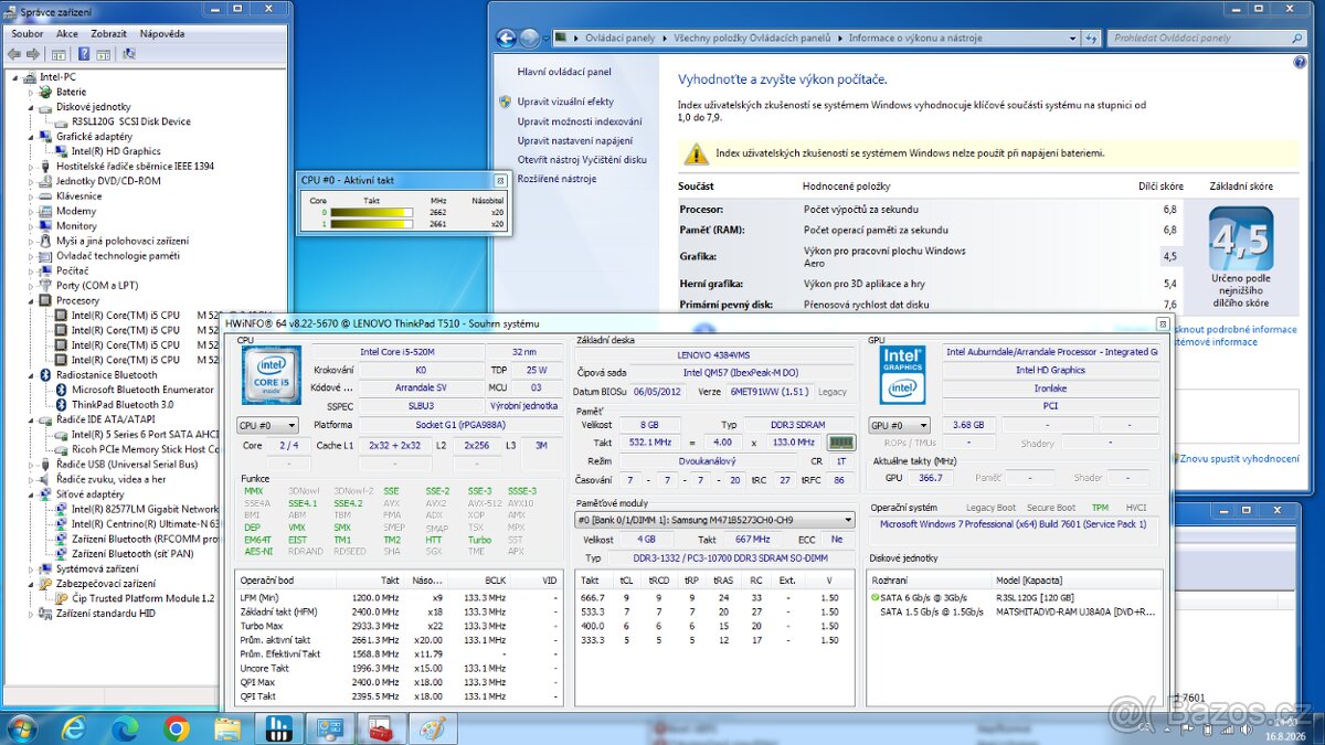 Lenovo T510 - 13