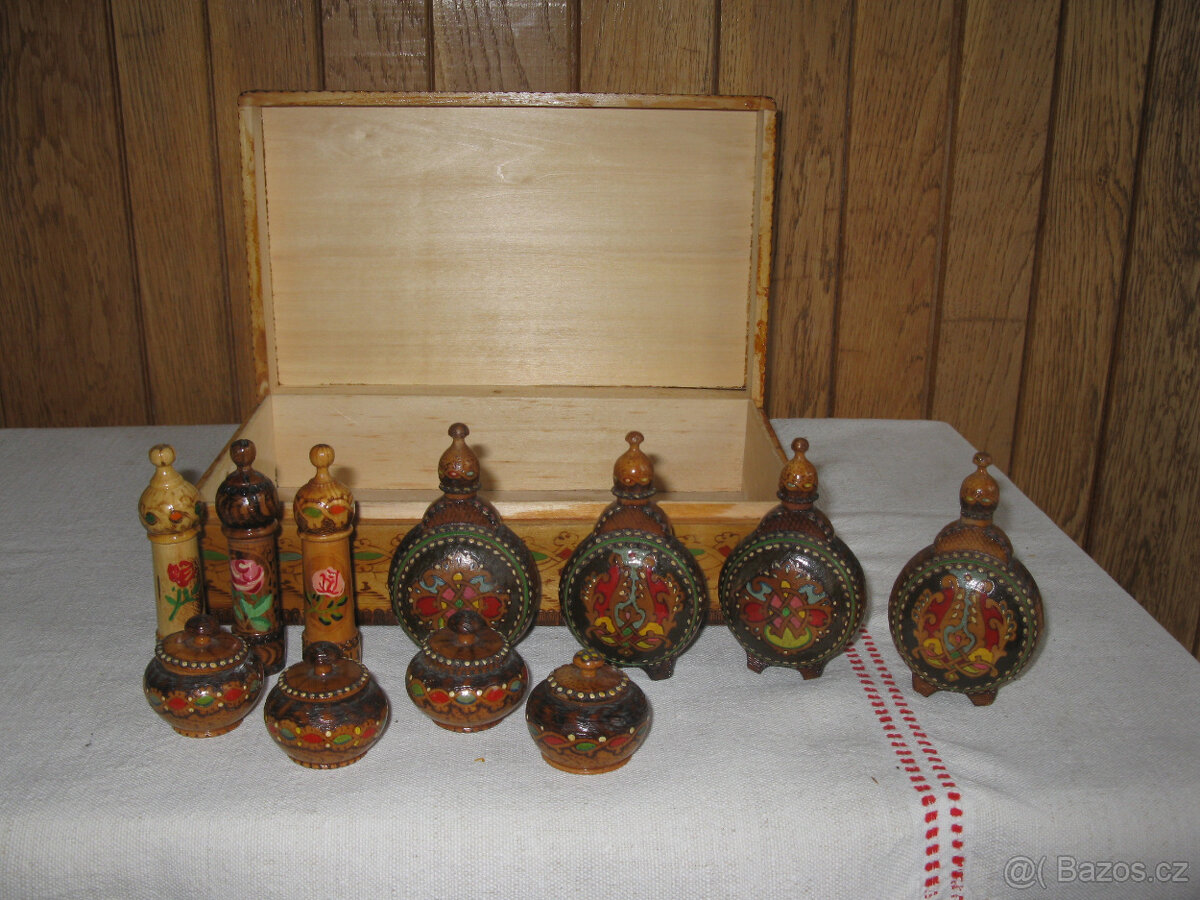 Retro skleničky,na víno,košíčky, retro věci na chalupu,JUPI - 13