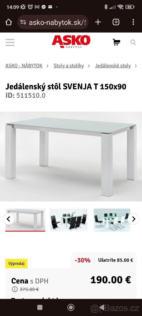 Prodám velký jídelní stůl až pro šest osob. - 13