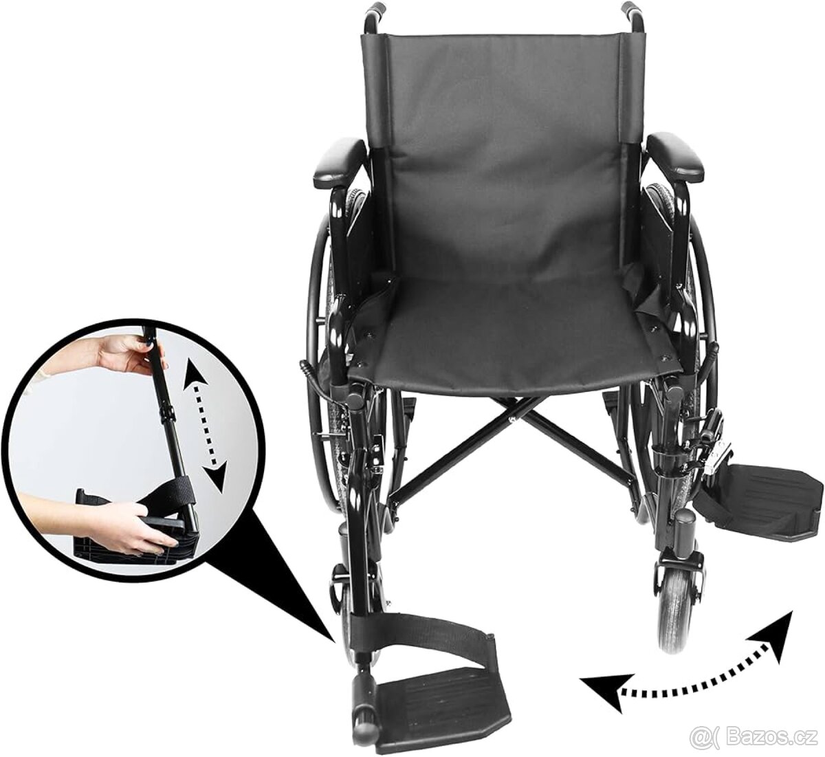 PEPE mobility invalidní vozík mechanický do 113 kg - 13