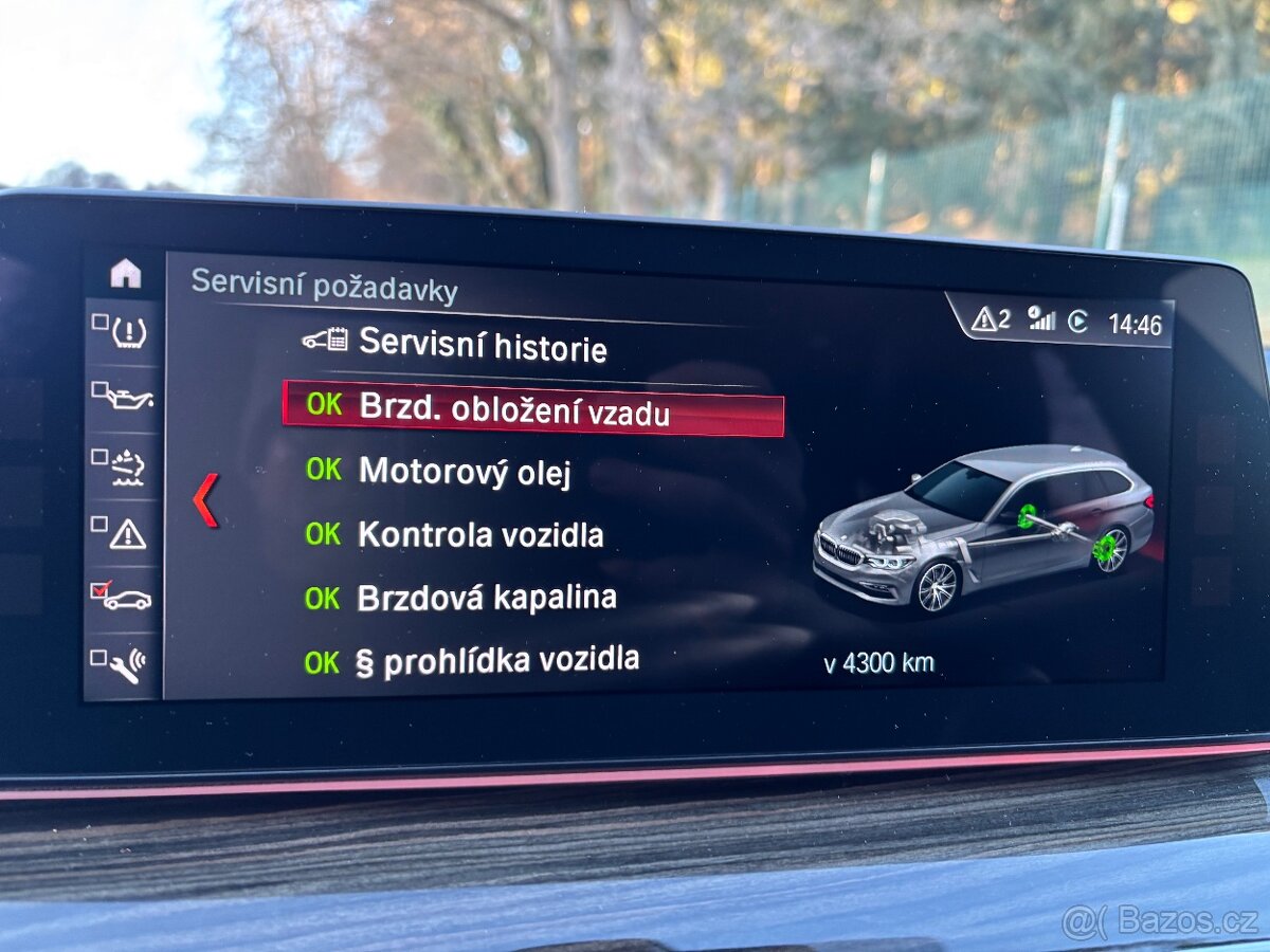 BMW 530xd, 3.0, 195kw M-pak TZ PANO HUD KEYLESS CEBIA - 13