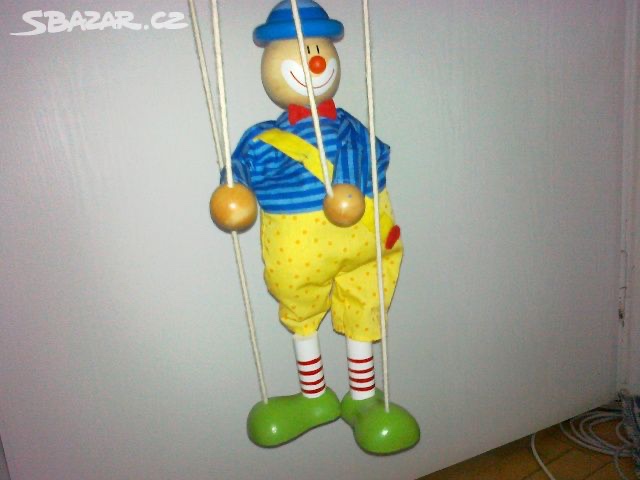 dřevěný pejsek , kacer, klaun, krokodyl plysovy - 13