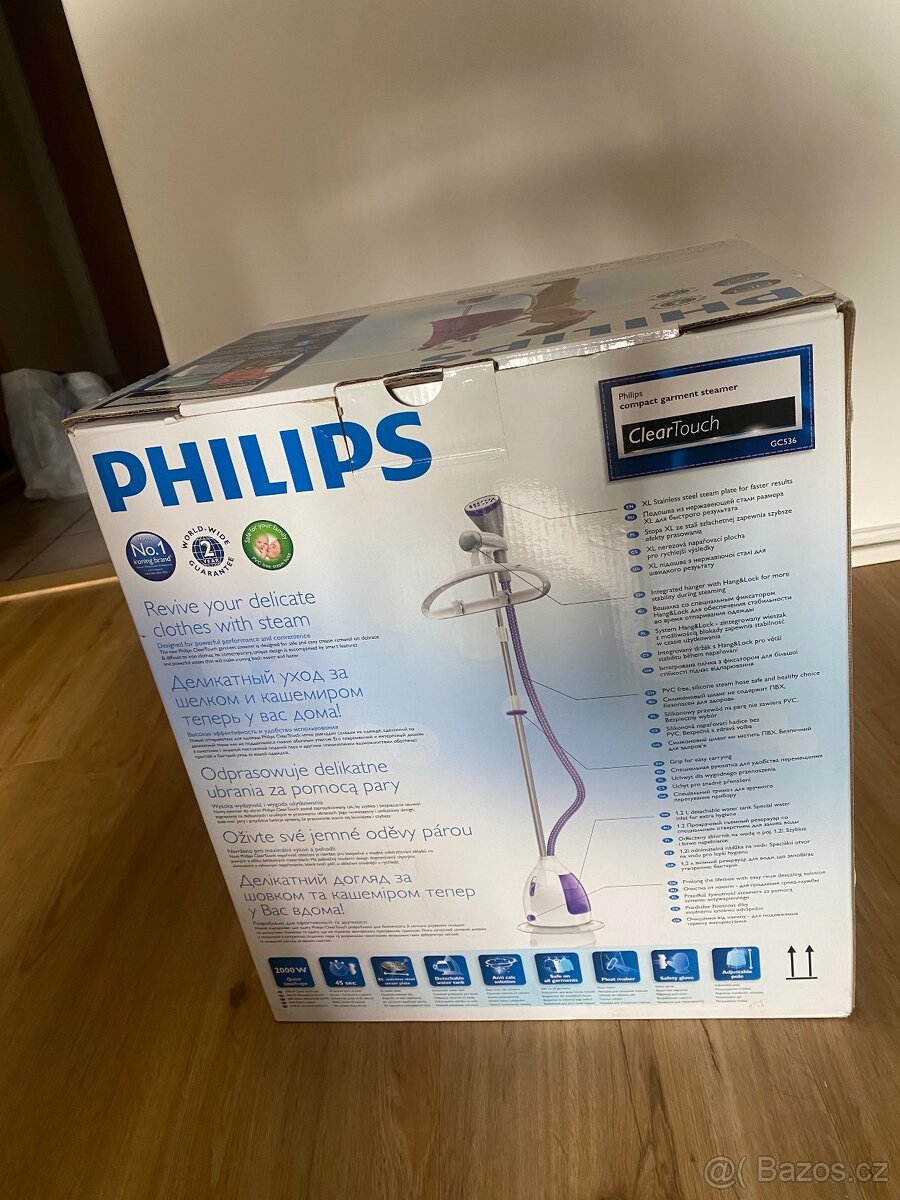 Vertikální napařovací oděvu Philips cleartouch - 13