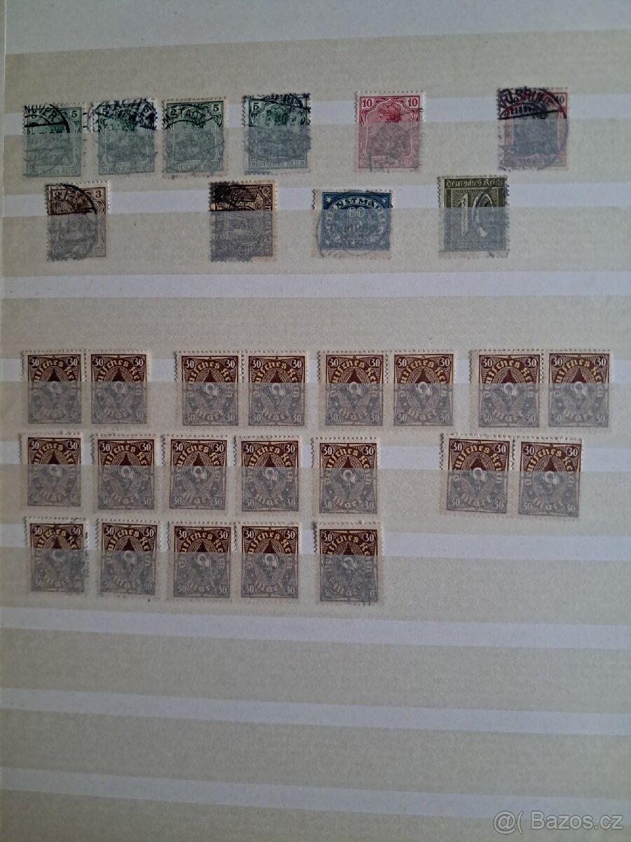 Deutsches Reich + Deutche Post + Zone - 13