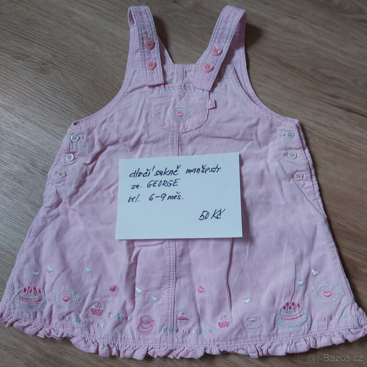 dívčí šaty vel 74-80 / 6-12M - 13