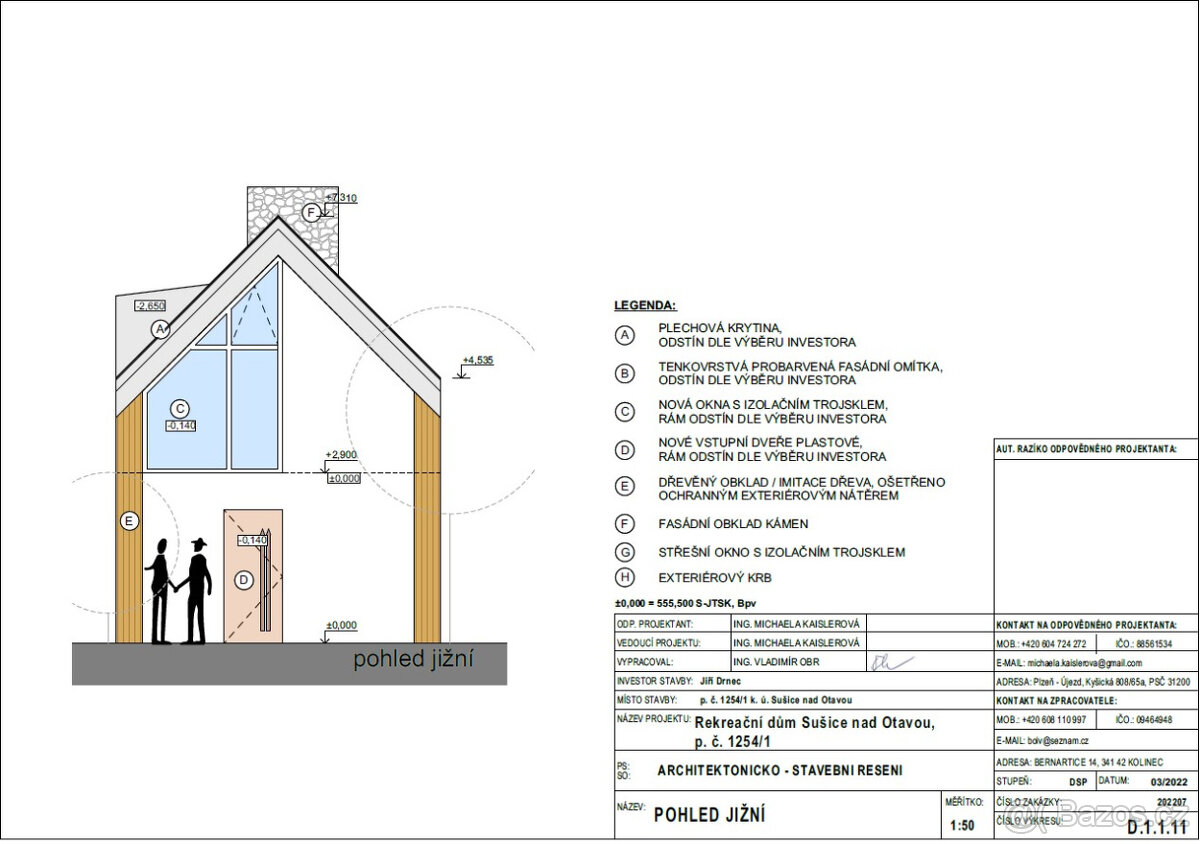 Prodej pozemku k výst. 2 rekr. domů Sušice pod Kalichem - 13