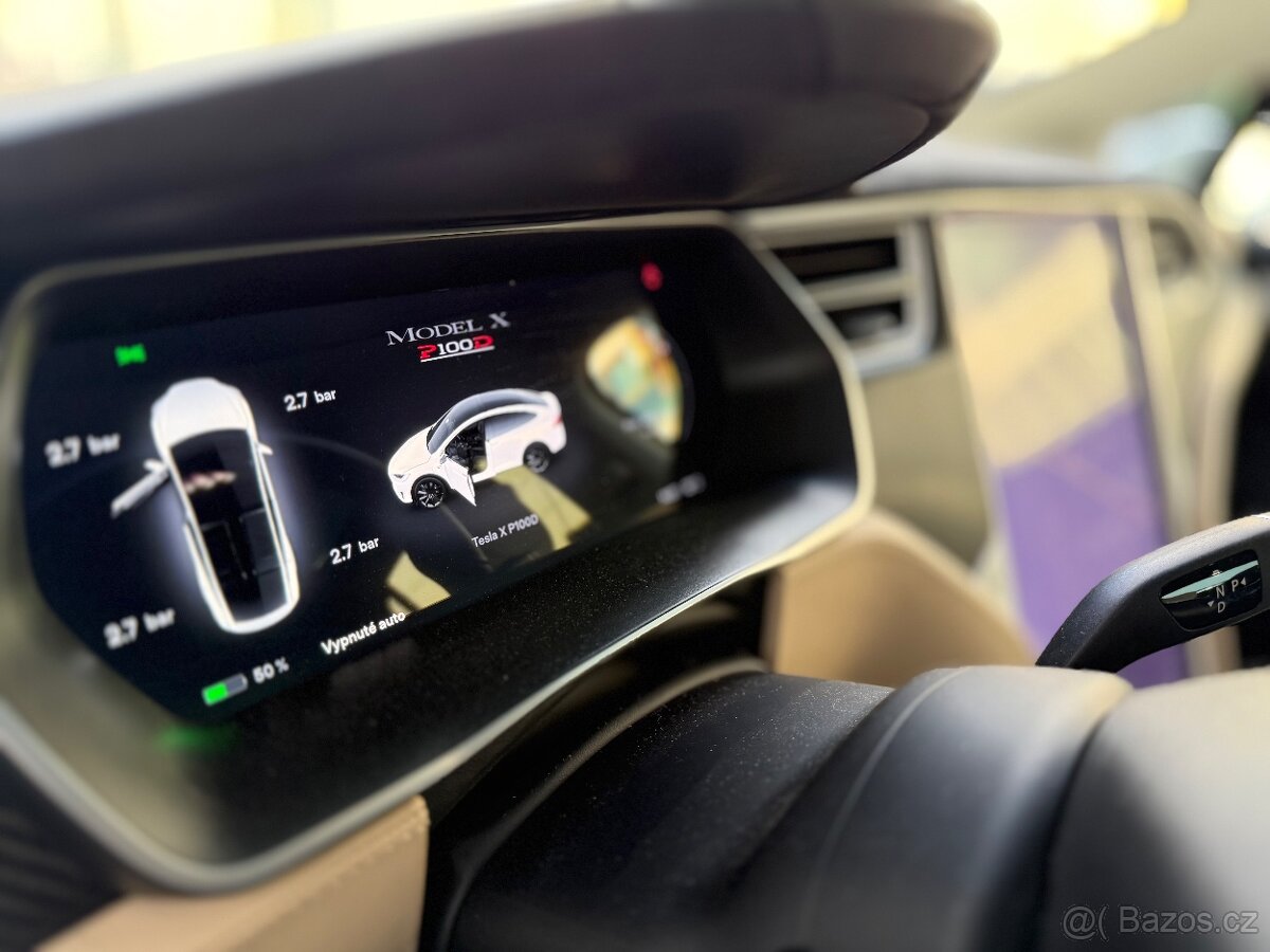 Tesla Model X P100D Performance 568kw 6míst - 13