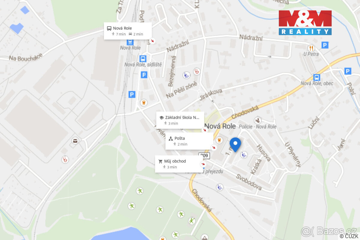 Prodej bytu 3+1, 69 m², Nová Role, ul. 1. máje - 13