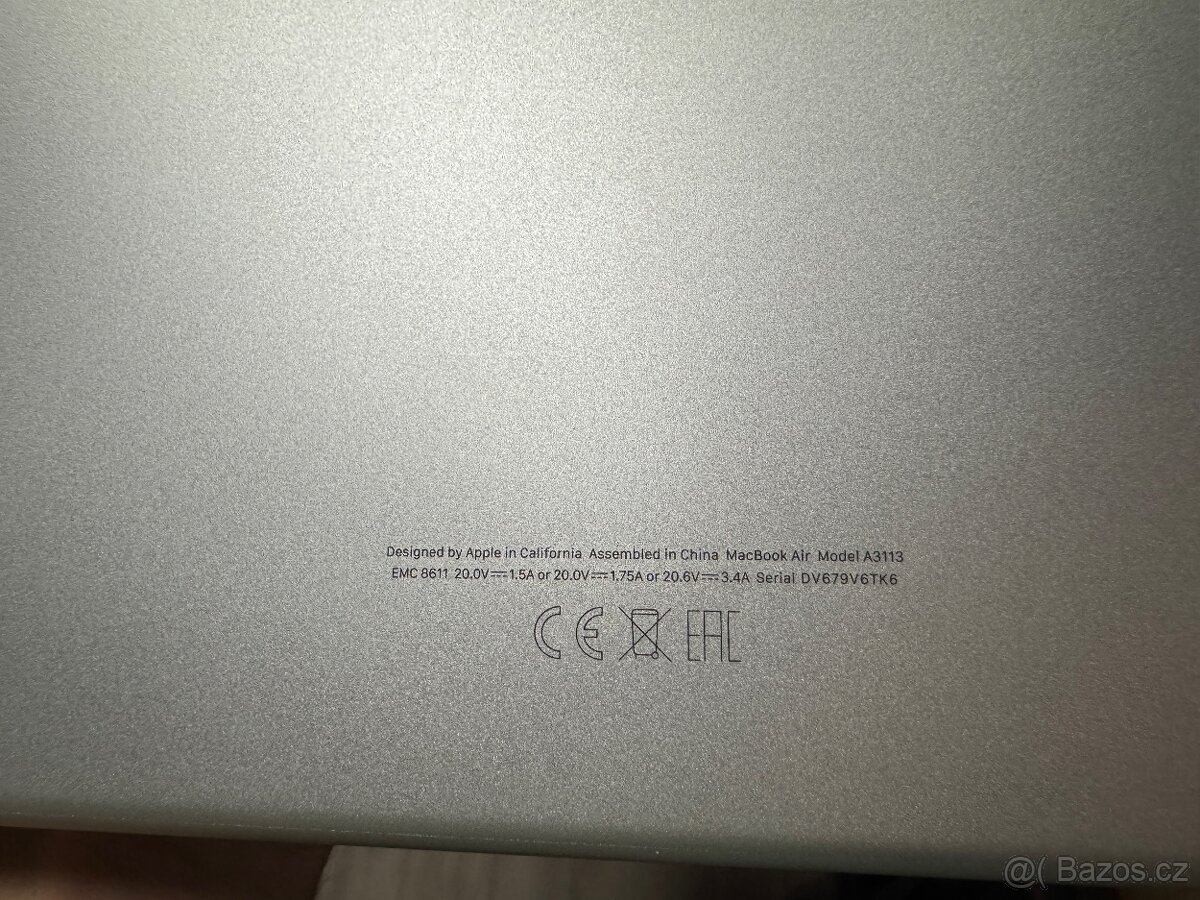 notebook apple MacBook Air, 13,6 palcu, M3, 2024, novy - 13