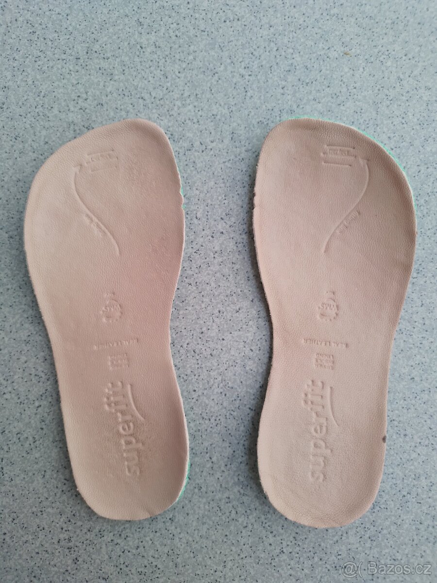 Barefoot kotníkové boty Superfit Superfree Nappa Rosa vel. 2 - 13