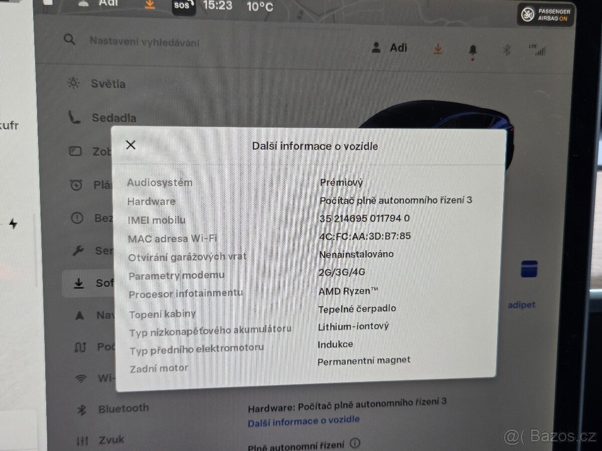 Tesla Model Y Long Range 378Kw 1.majitel - 13