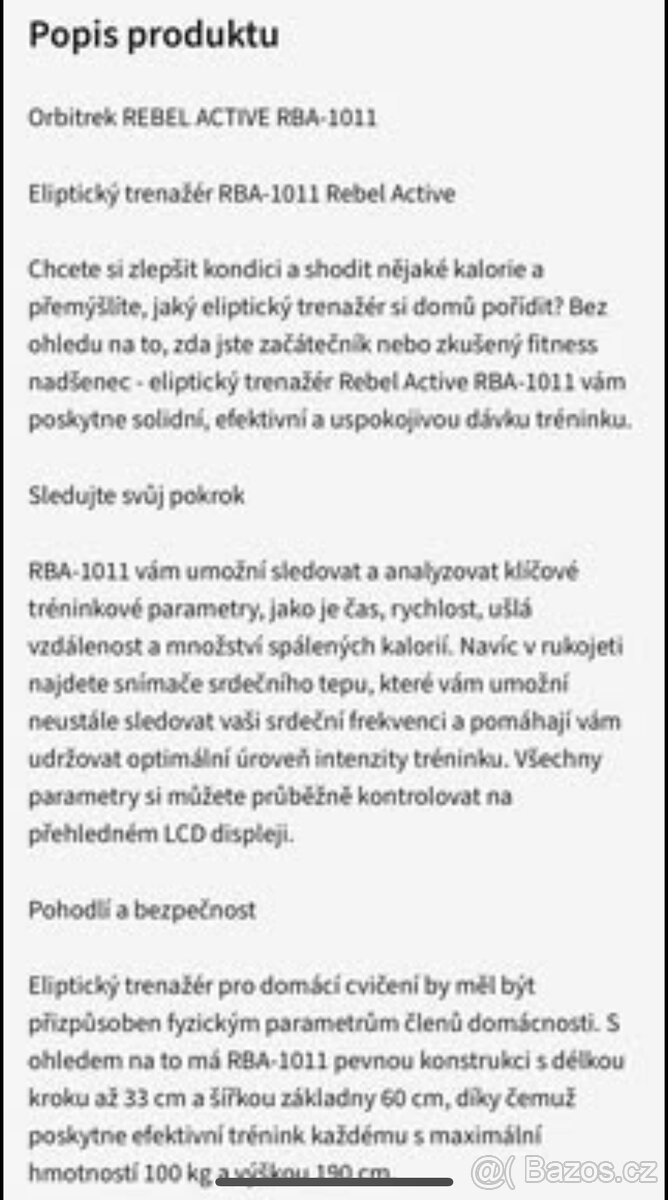 Rebel active elipticky trenažer - 13