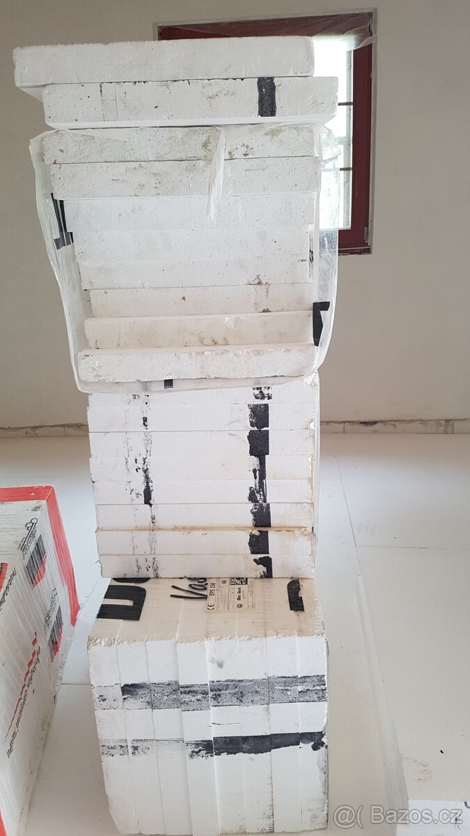 polystyren fasádní, zbytky ze stavby - 13