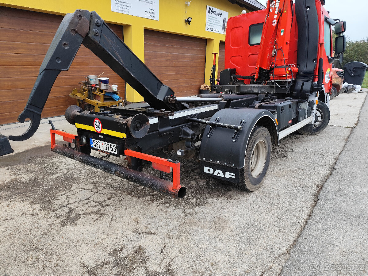 Daf lf 45,nosič kontejnerů+hydraulická ruka - 13