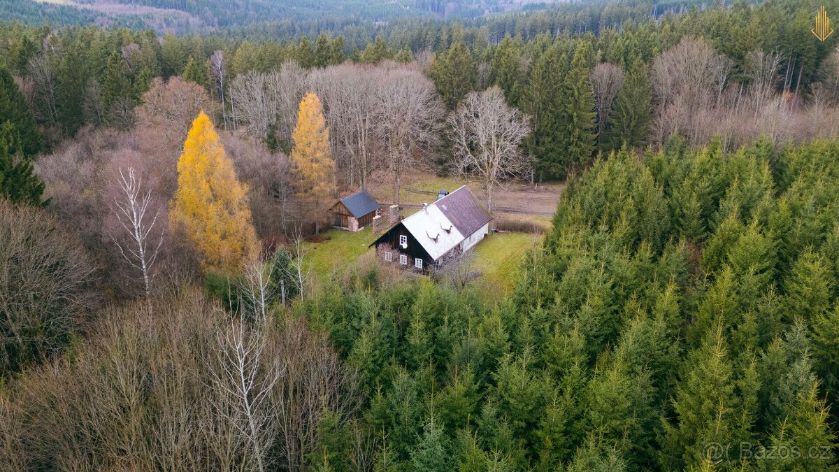 Prodej chalupy na samotě uprostřed lesa - 13