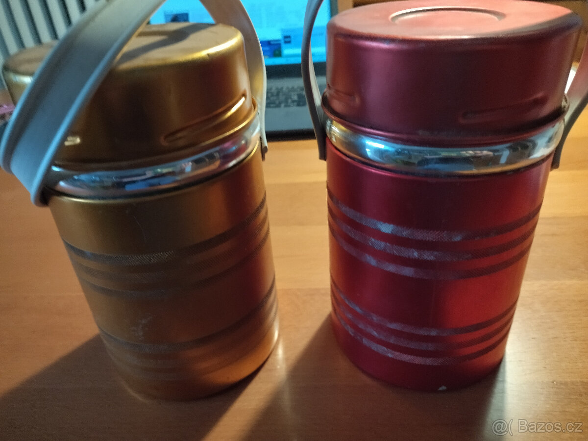 máselnice, lopata, škopík,necky,šlehač,retro termosky,mlýnky - 13