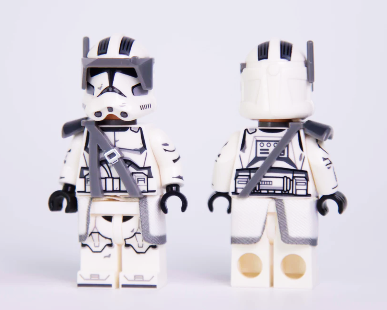 Custom LEGO Star Wars minifigurky Clone Commander a Captain - 13