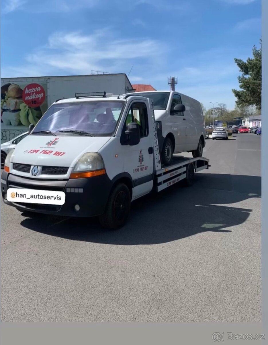 Odtahovka Renault Master 2.5dci Nová STK - 13