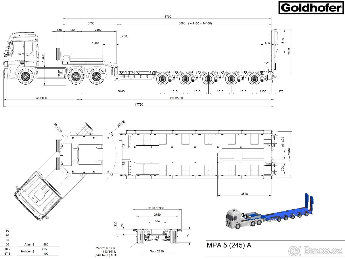 Nový návěs Goldhofer Typ MPA 5 A - 13