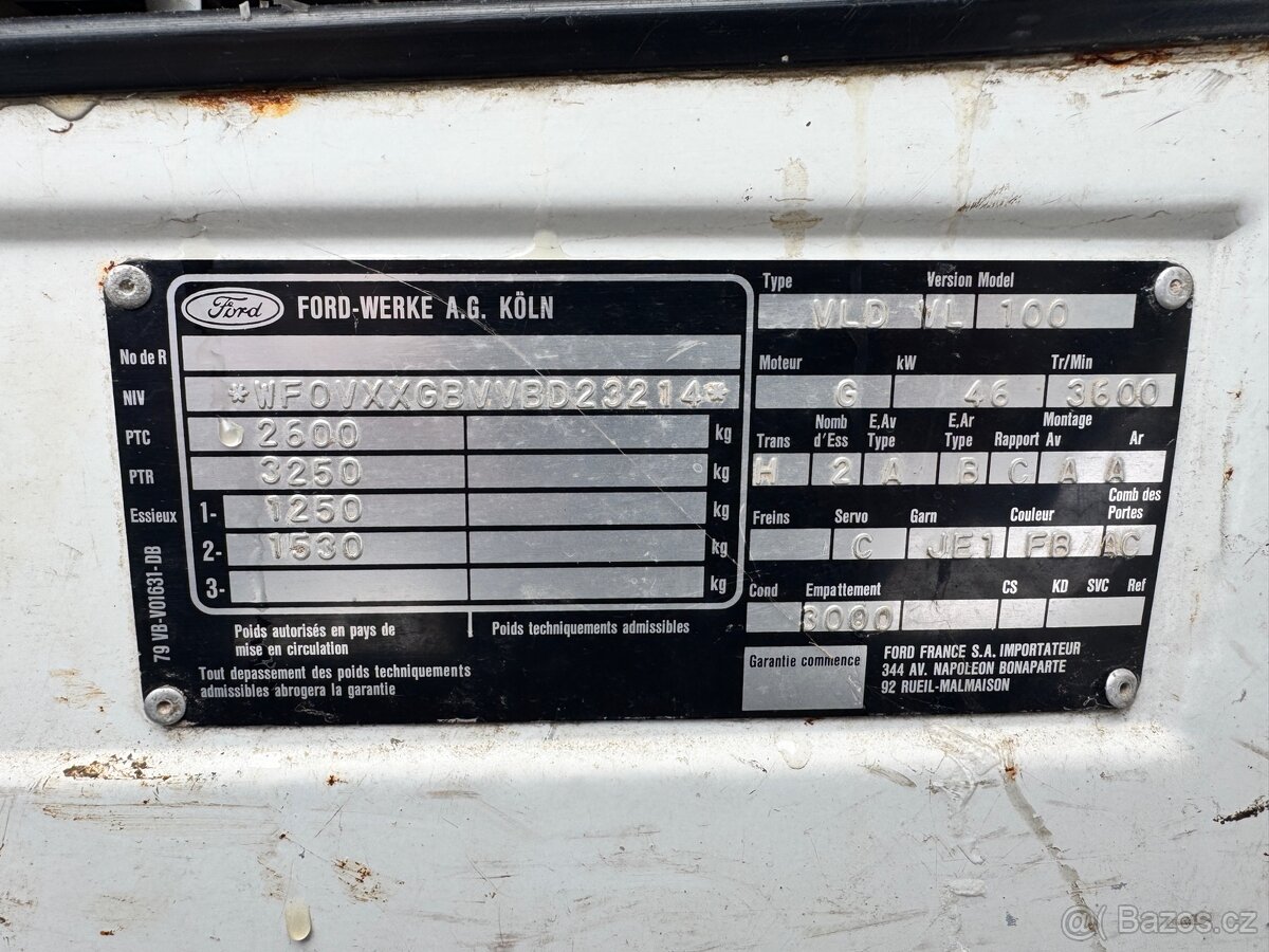 Ford Transit MK2 2.4 diesel šoupačky - 13
