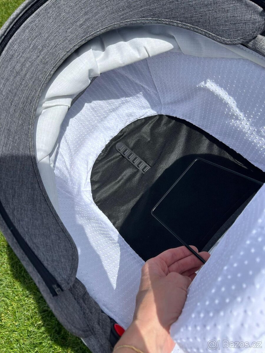 Kočárek NOORDI Fjordi III 2 v 1, dark grey - 13