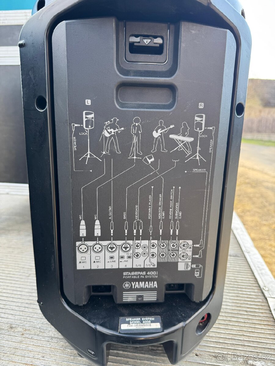 Yamaha stagepas 400i, subwoofer Dexon - 13