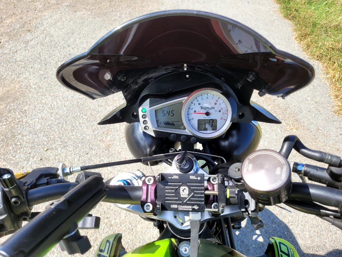 Triumph Speed Triple 1050 - po servisu, laděný výfuk - 13