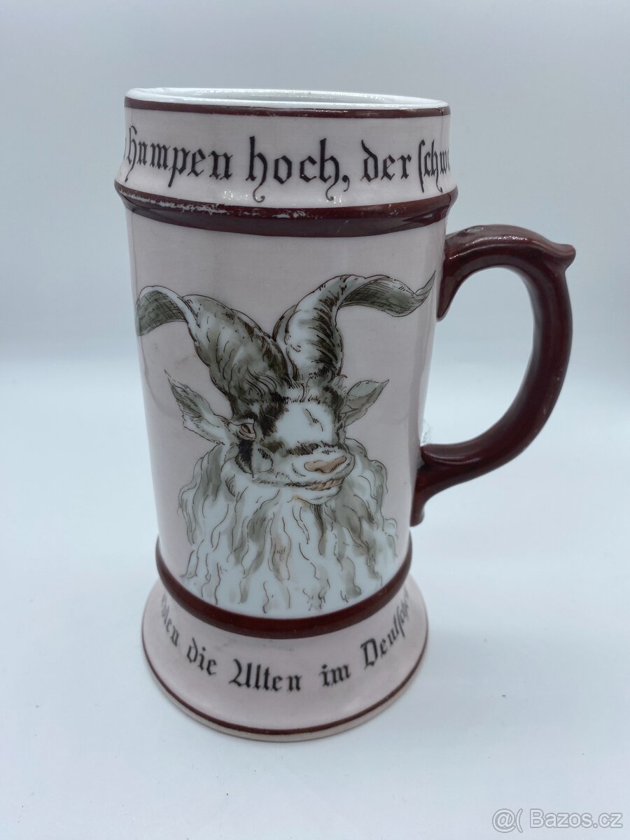 Sběratel nabízí staré porcelánové a keramické korbele - 13