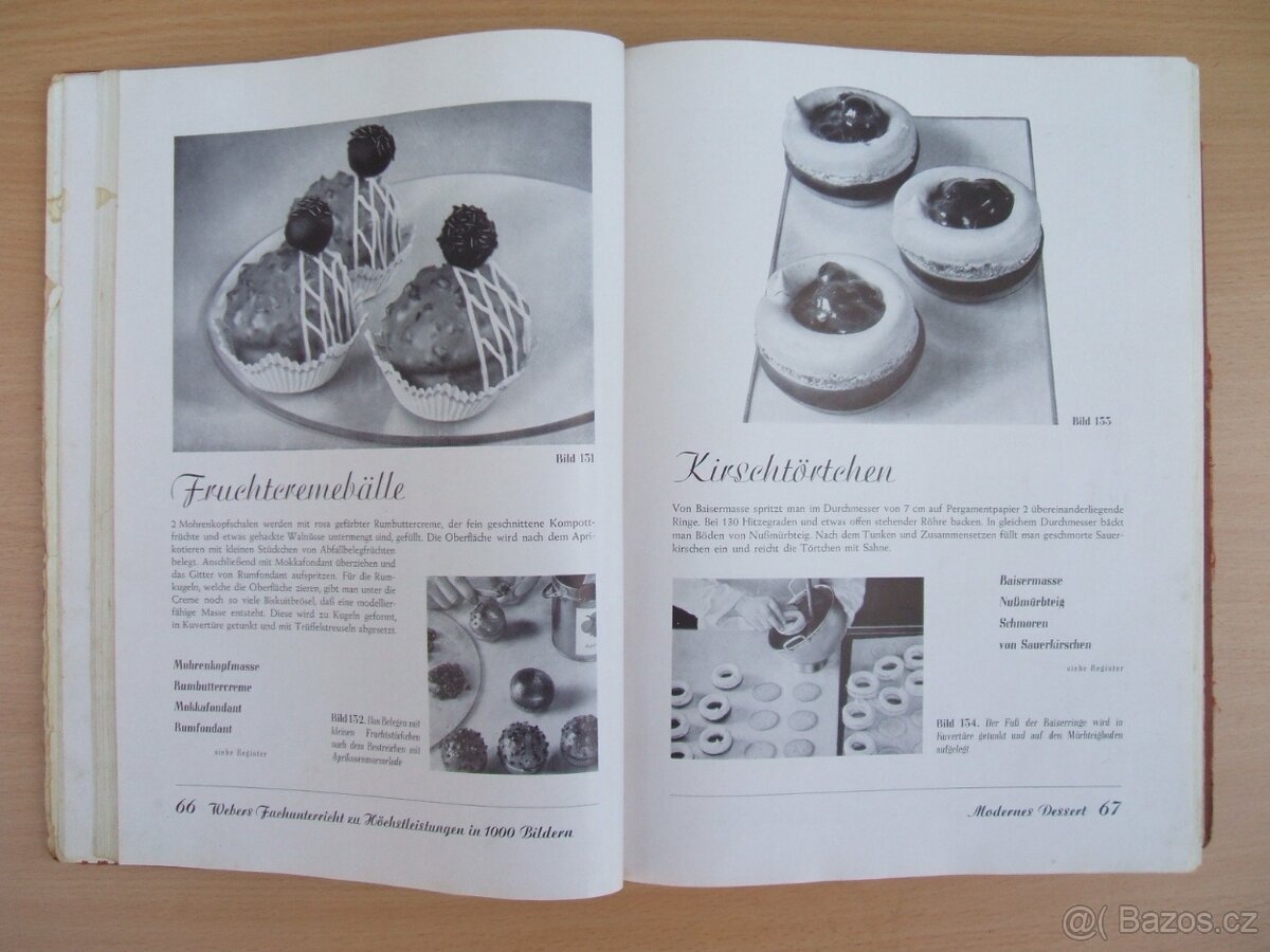 Weberova vysoká cukrářská škola-unikátní německá kniha - 13