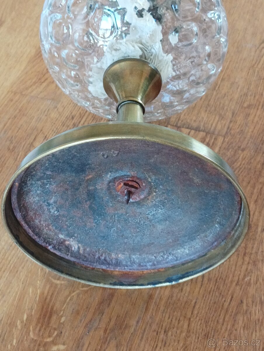 ART DECO STAROŽITNÁ PETROLEJKA AUGUSTA BRENNER, FRANCIE 1920 - 13