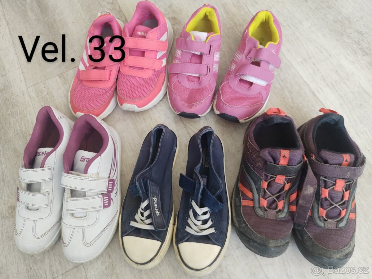 Dětské boty různé velikosti - 13