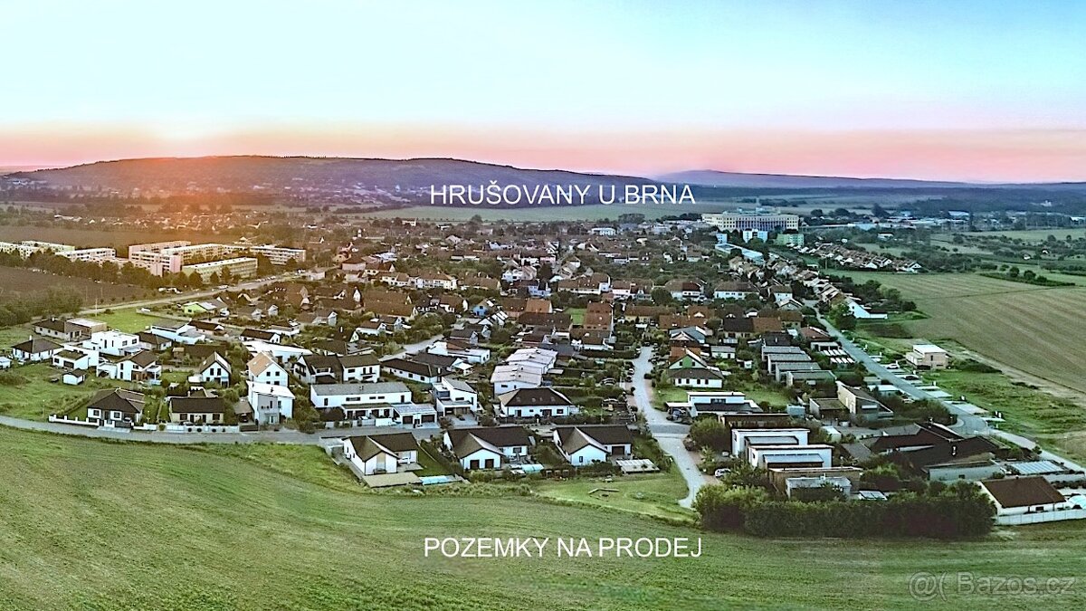 Stavební pozemek se sítěmi D17-Hrušovany u Brna- 988 m2 - 13