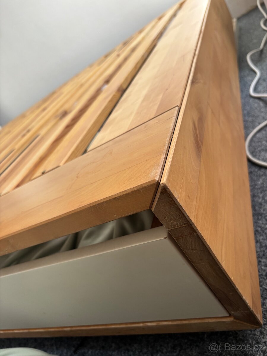 Ikea Mandal postel 160x200 + matrace DORMEO - 13