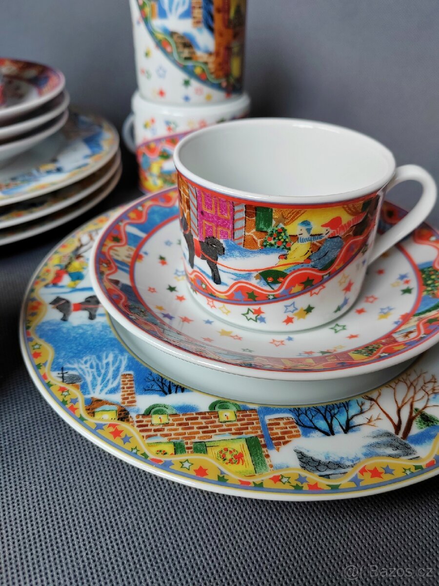 Vánoční porcelánová sada Eschenbach série "Jingle Bells" - 13